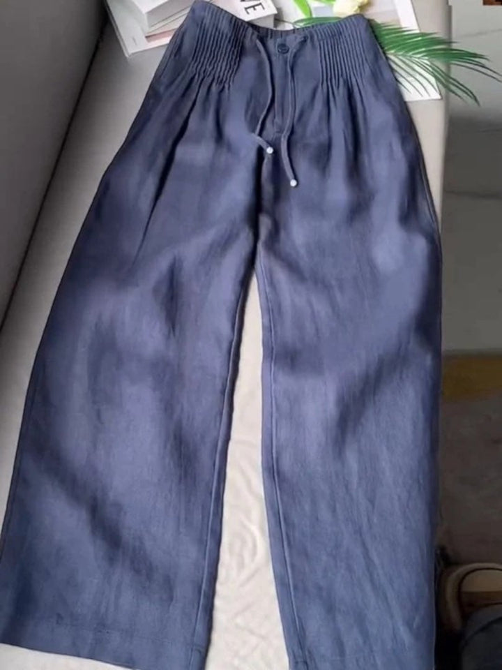 Steph | Relaxed Fit Hose mit weitem Bein