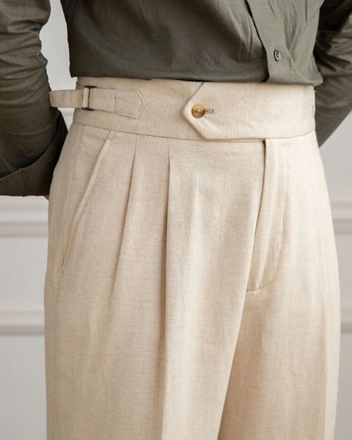 Elias – Elegante Leinenhose für Bali
