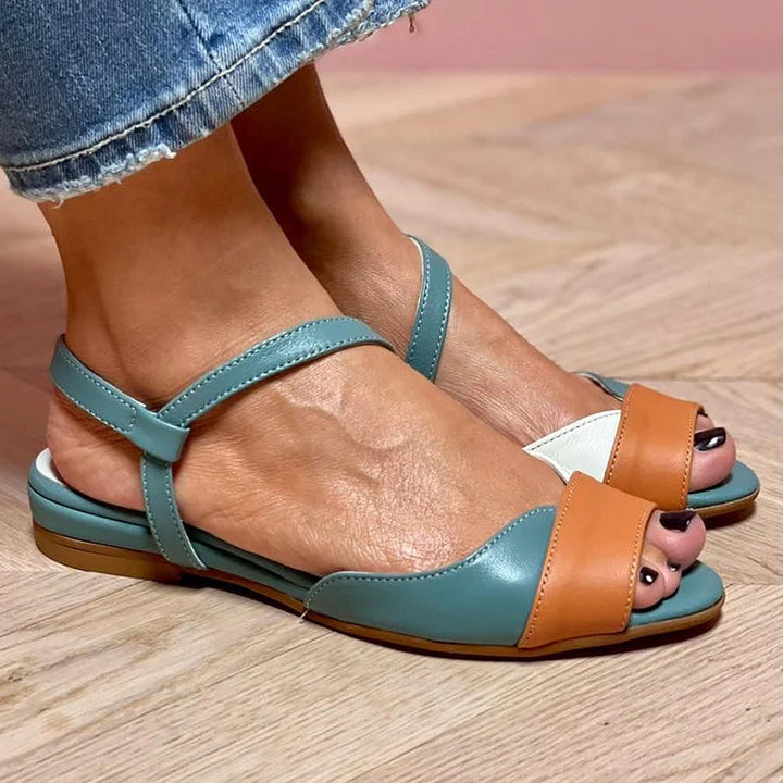 Nadin™ | Verspielte Farbblocksandalen