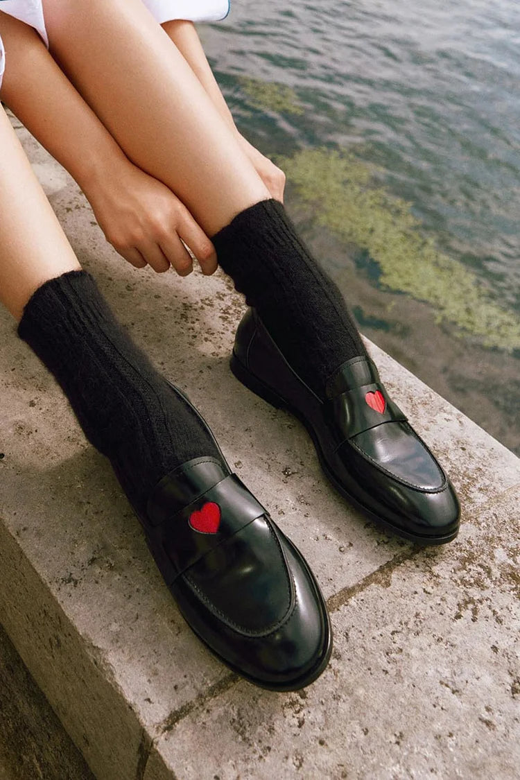 Yardena™ | Luxe Slip-On Loafer mit Tierprint