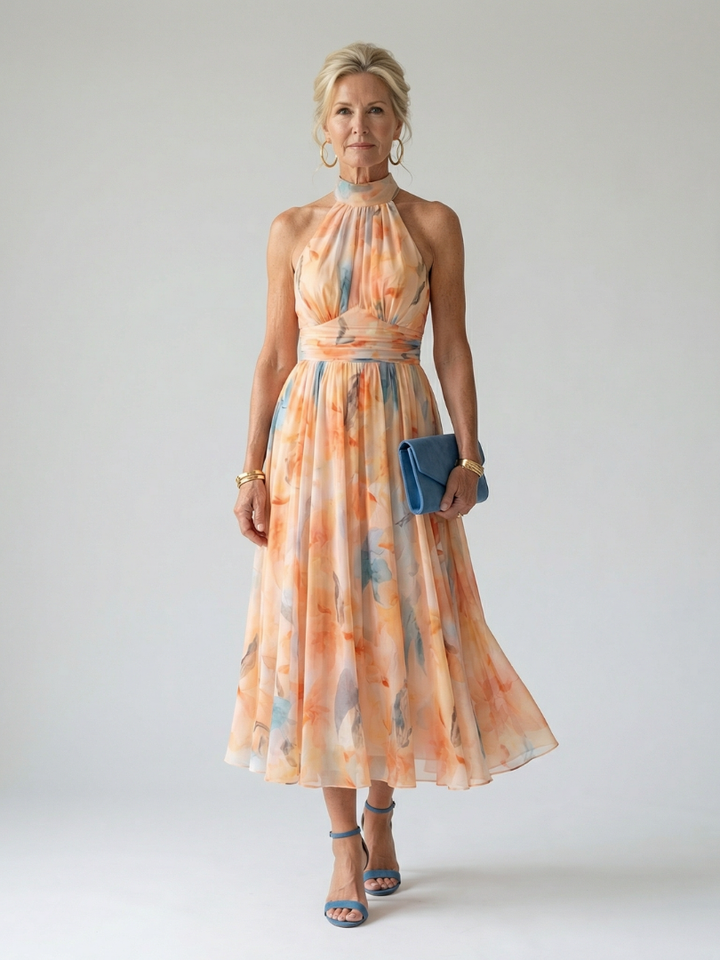 Elin | Soft Halter Midikleid