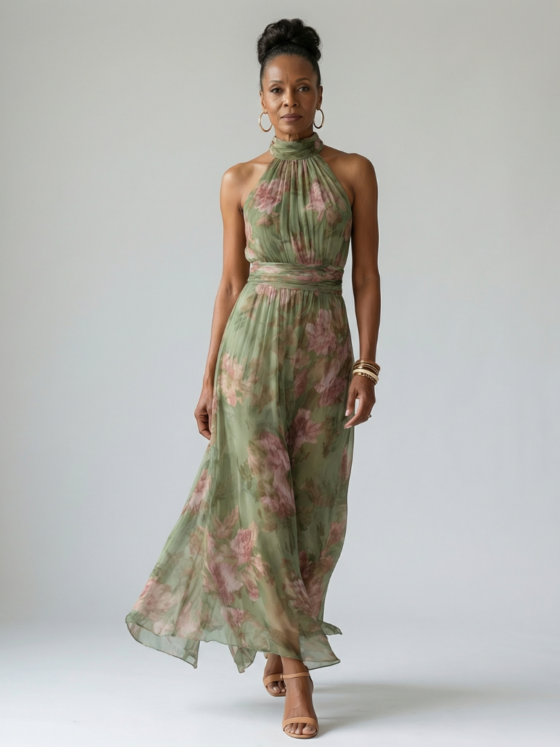 Mirelle | Midikleid mit gerafftem Träger