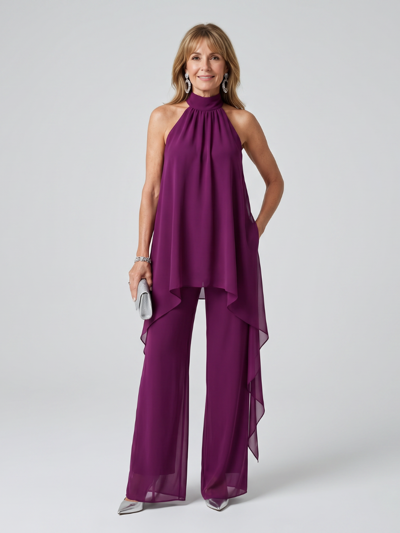Bearim | Asymmetrisches Tunika-Set mit Neckholder