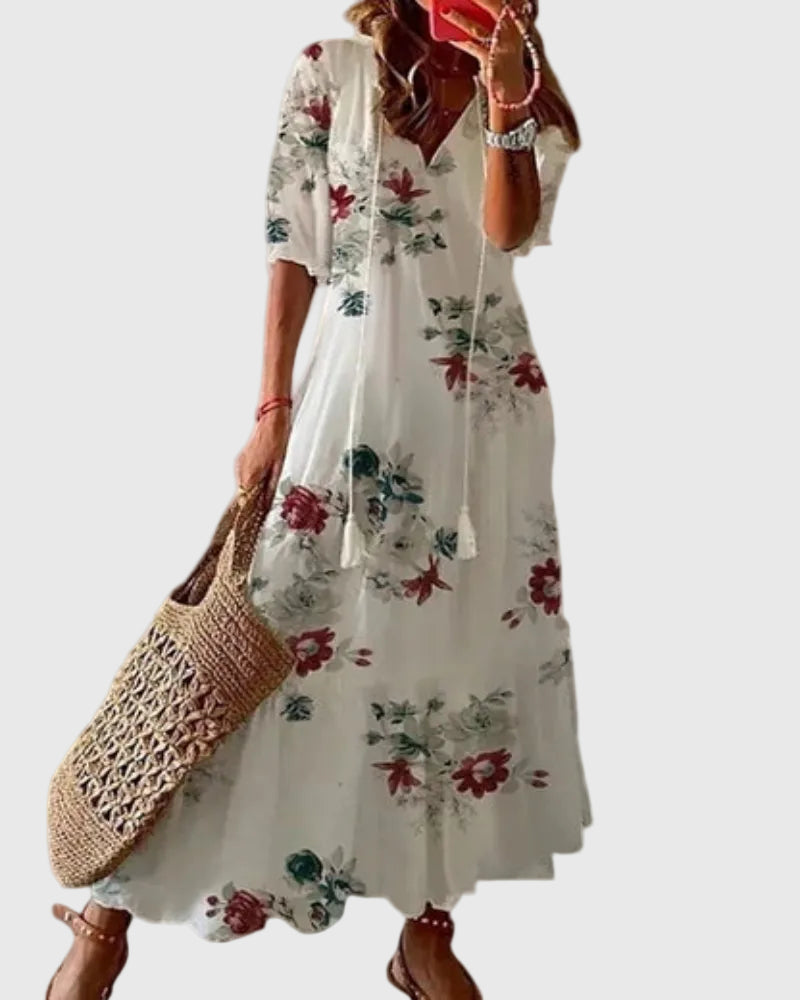 Sofia | Boho-Vintage-Sommer-Maxikleid