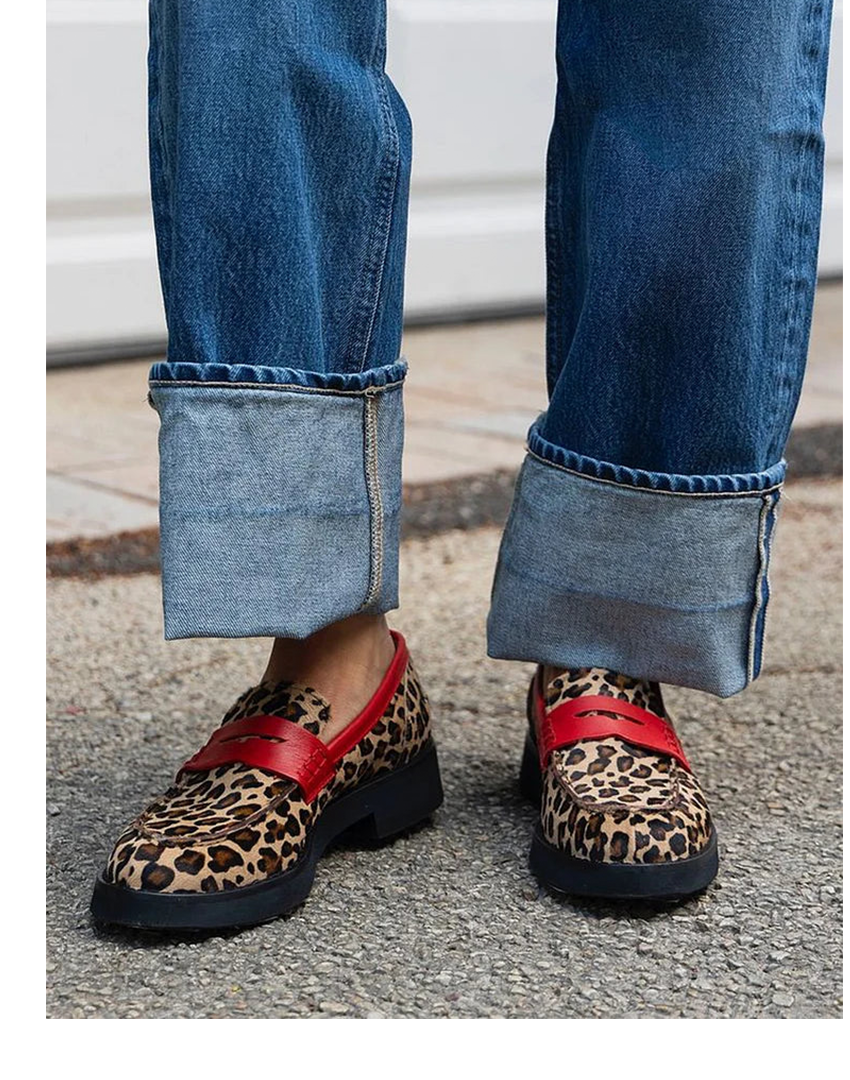 Geneva™ | Loafer mit Leoparden-Akzent
