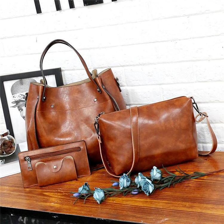 Riley - Vintage Soft 4-tlg. Ledertaschen-Set
