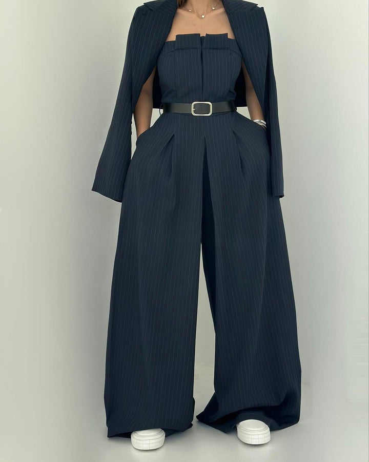 Eclat™ -Ensemble Femme Bustier + Veste – Style Élégant &amp; Tendance