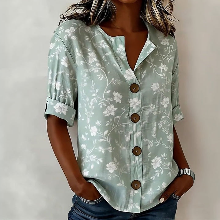 Viane | Sommerbluse mit Blumenmuster