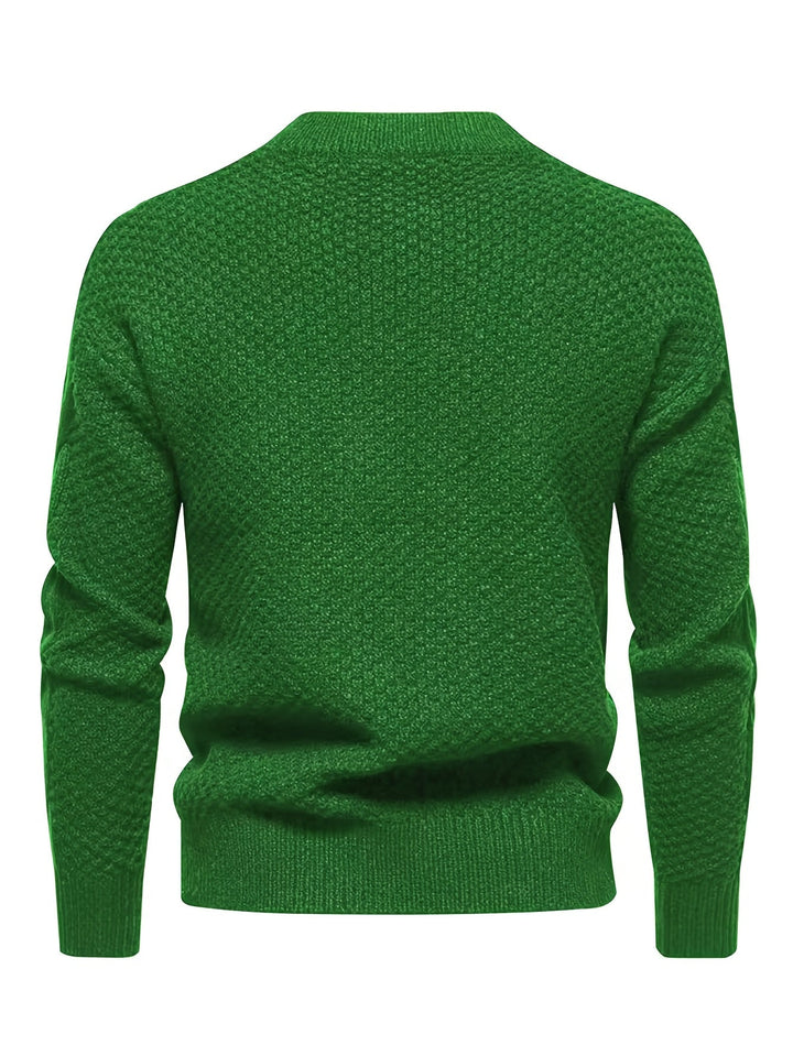 Kalisto – Lässiger Strickpullover mit Langarm