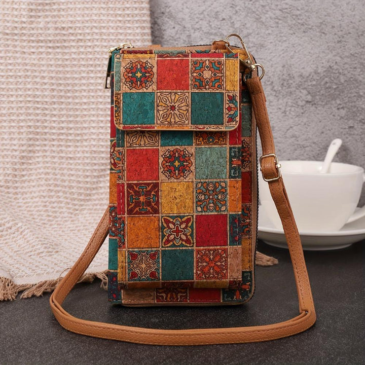 Lilla | Boho Blumen Umhängetasche