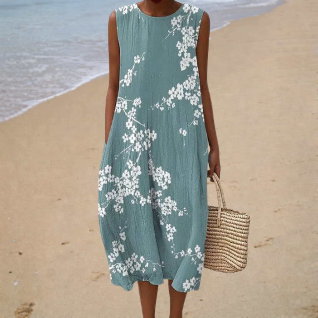 Genevieve | Midikleid mit Blumenmuster