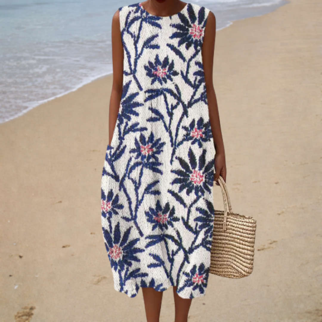 Céline | Elegantes Midi-Kleid