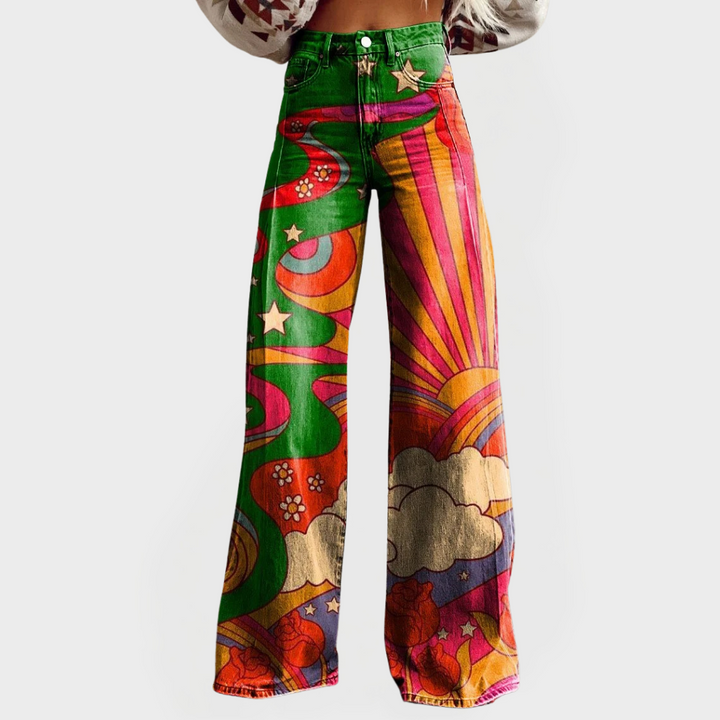 Stylische Live Jeans mit weiten Beinen