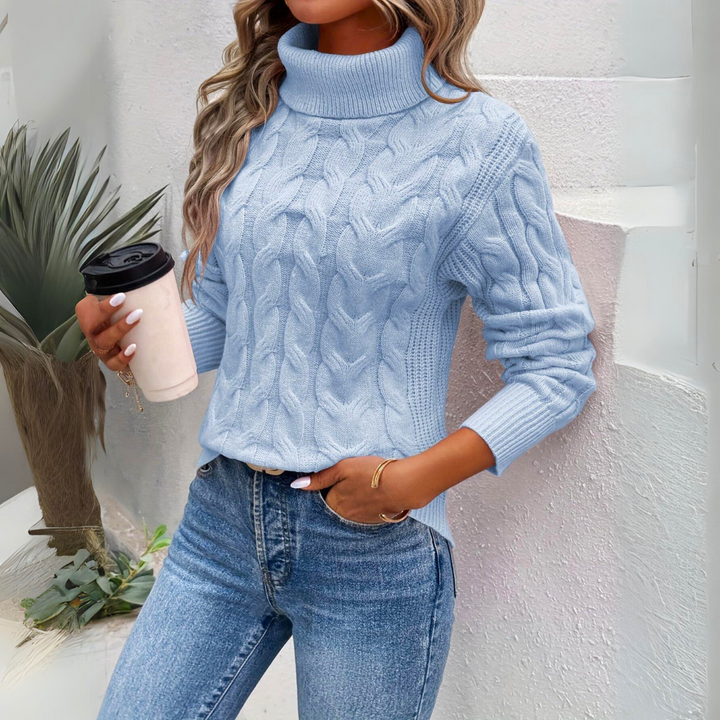 Giorgia™ |  Warmer gestrickter Rollkragenpullover für Damen