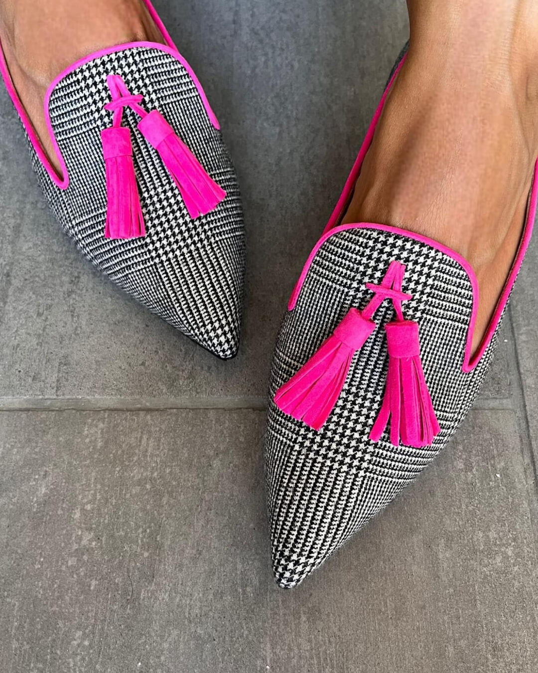 Saylor™ | Fluo Fransen-Loafers