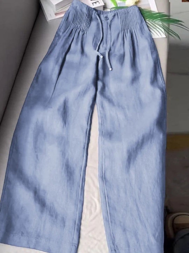 Steph | Relaxed Fit Hose mit weitem Bein