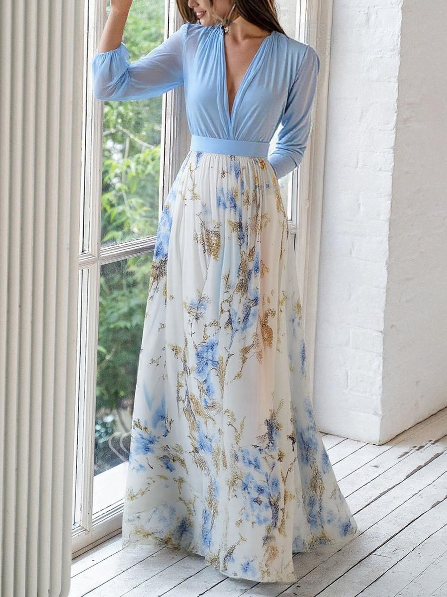 Penelope™ | Florales Maxikleid