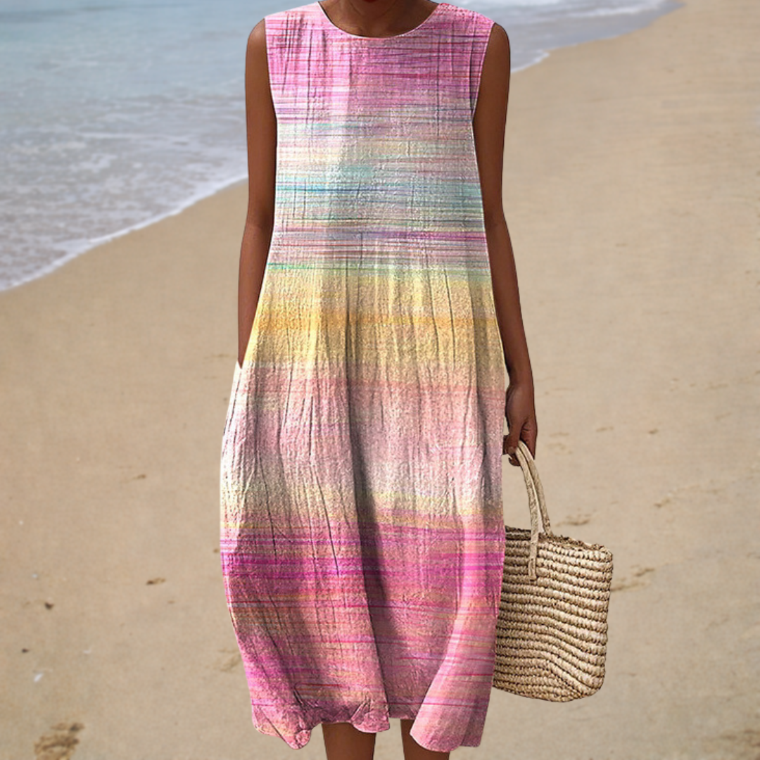 Élodie | Fließendes Midi-Kleid