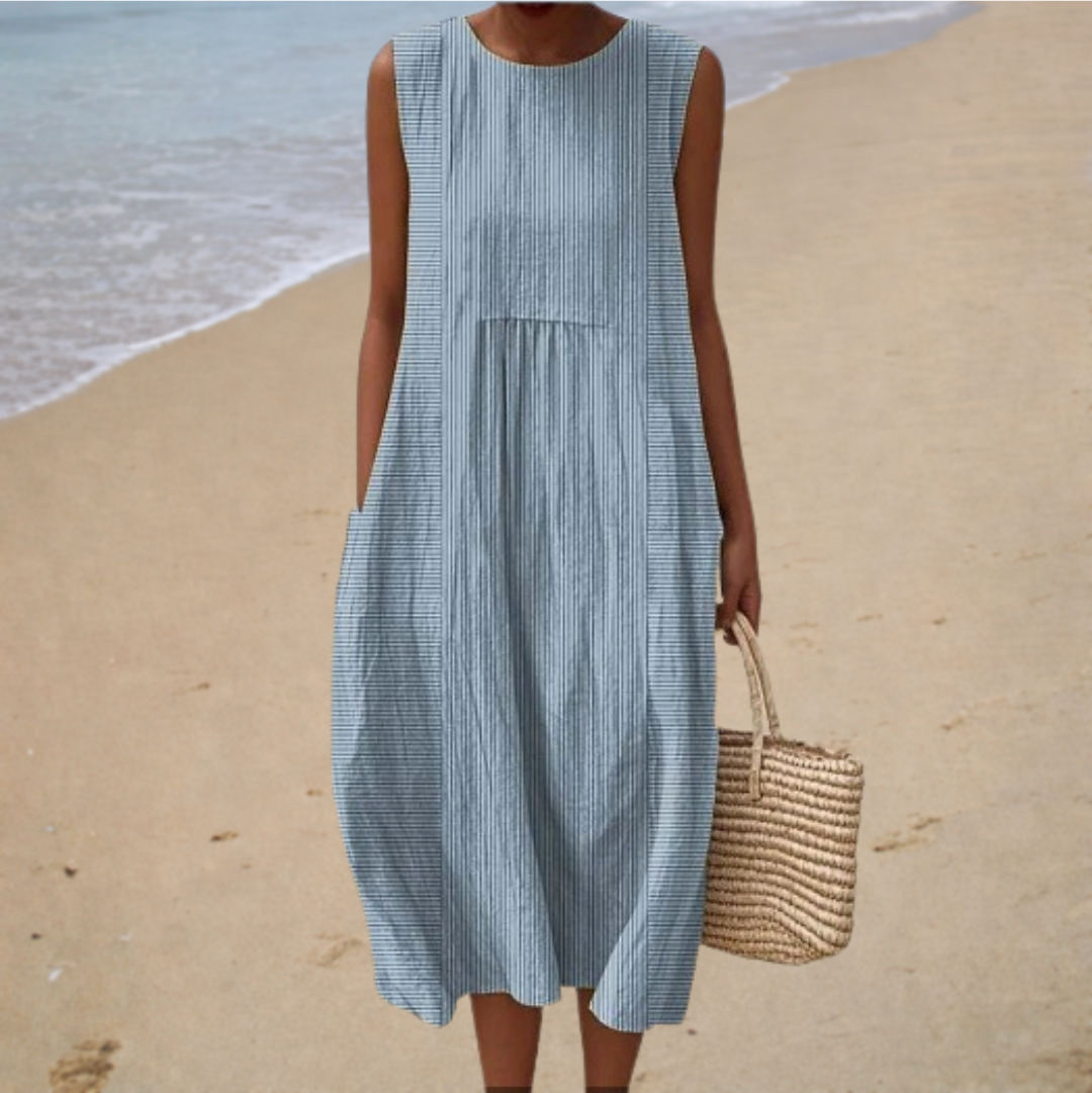 Noémie | Minimalistisches Midi-Kleid