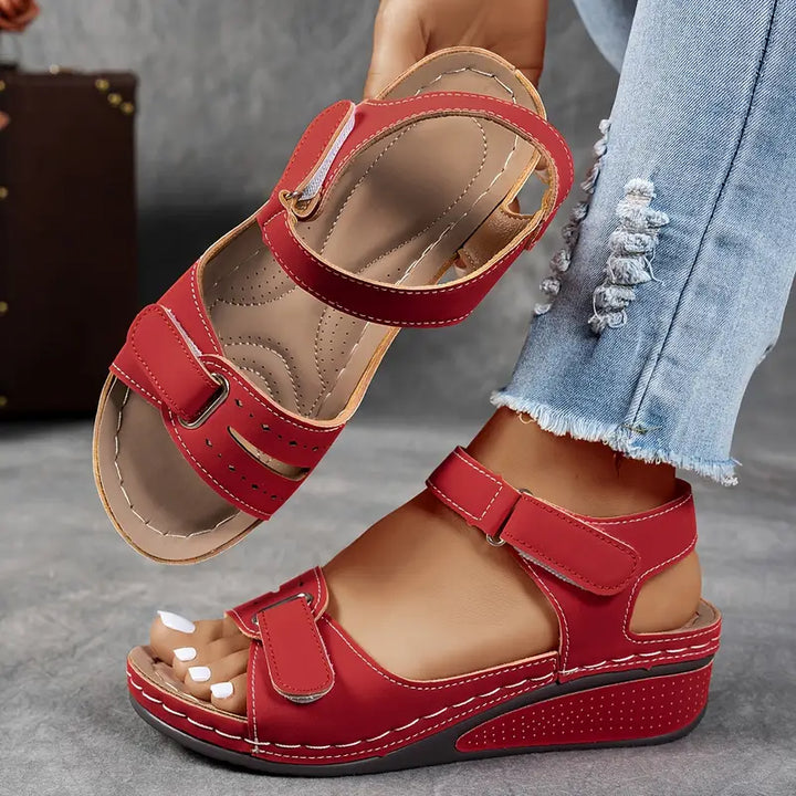 Veera™ - orthopädische Sandalen mit Keilabsatz