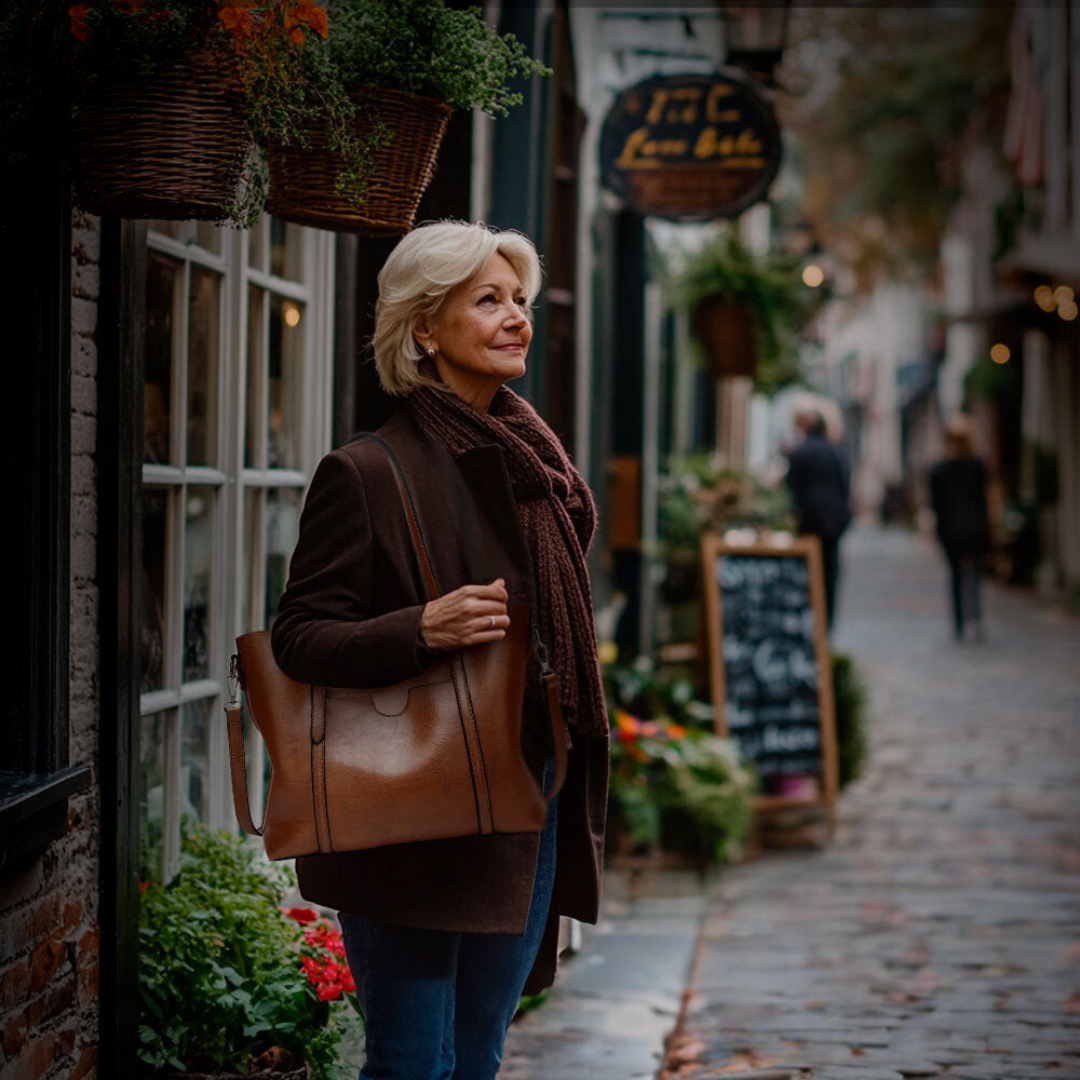 Nicole | Bevorzugte Vintage-Schultertasche