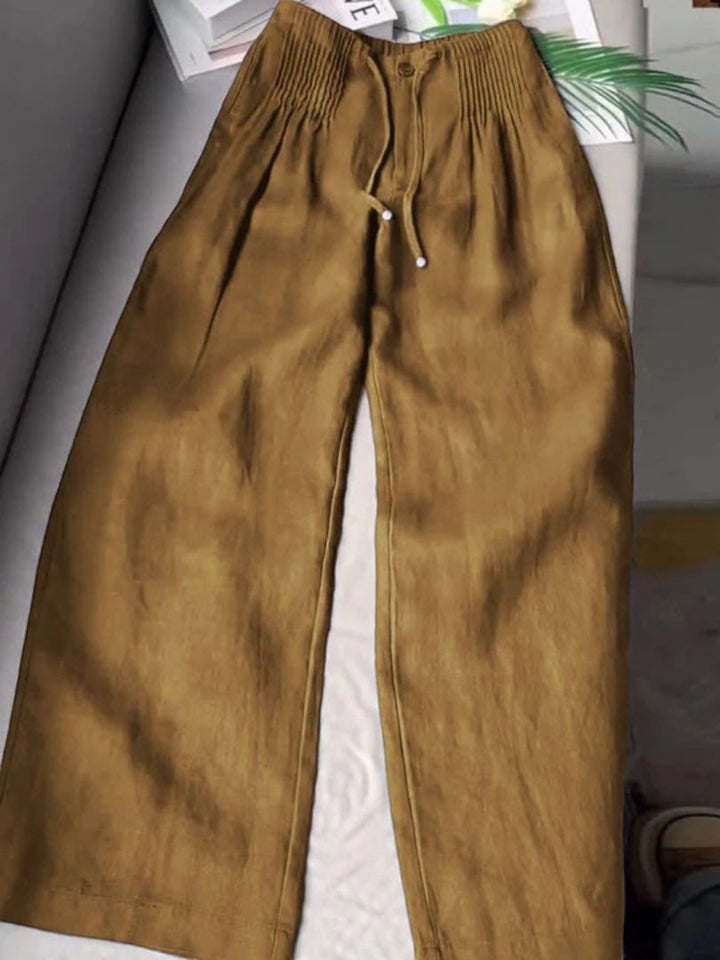 Steph | Relaxed Fit Hose mit weitem Bein