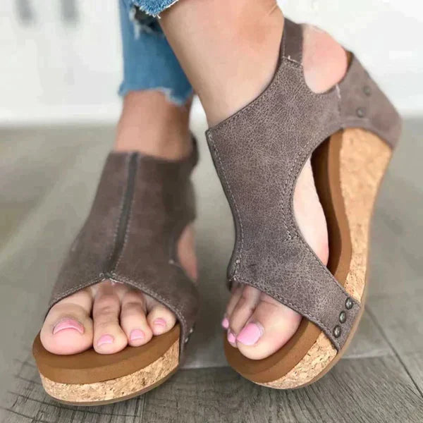Saar™ | Boho Chic Plateau Sandale