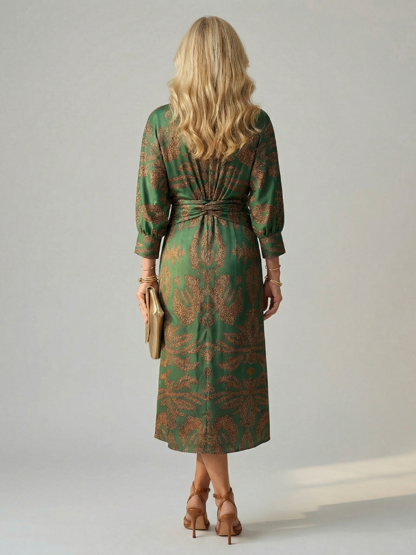 Lune | Midi-Kleid im Wickelstil