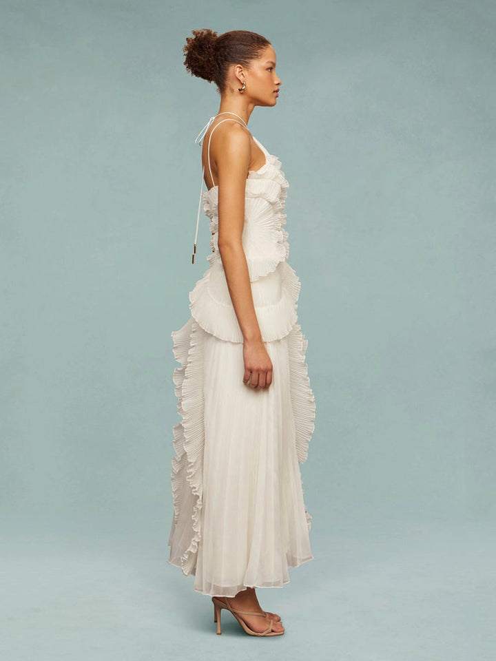 Seraphina™ | Ocean Whirlpool Maxikleid