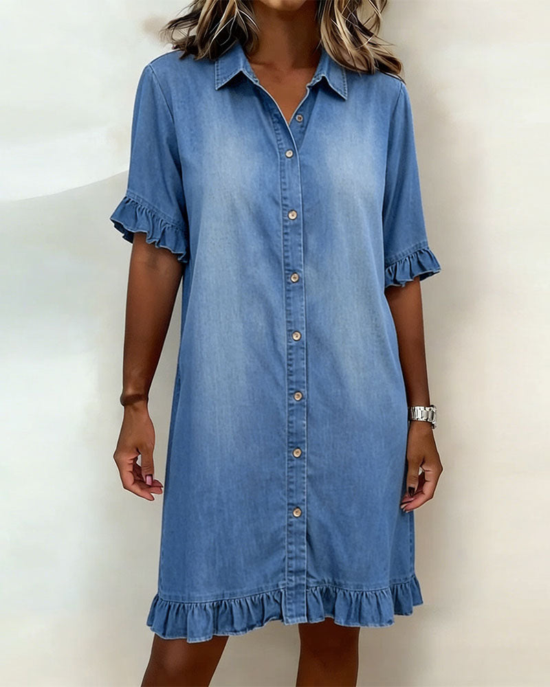 Sophie | Elegantes Denim-Kleid für Frauen