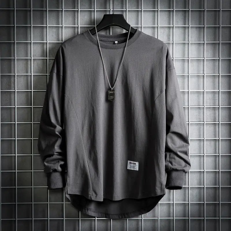 Heritage Drop-Hem Pullover