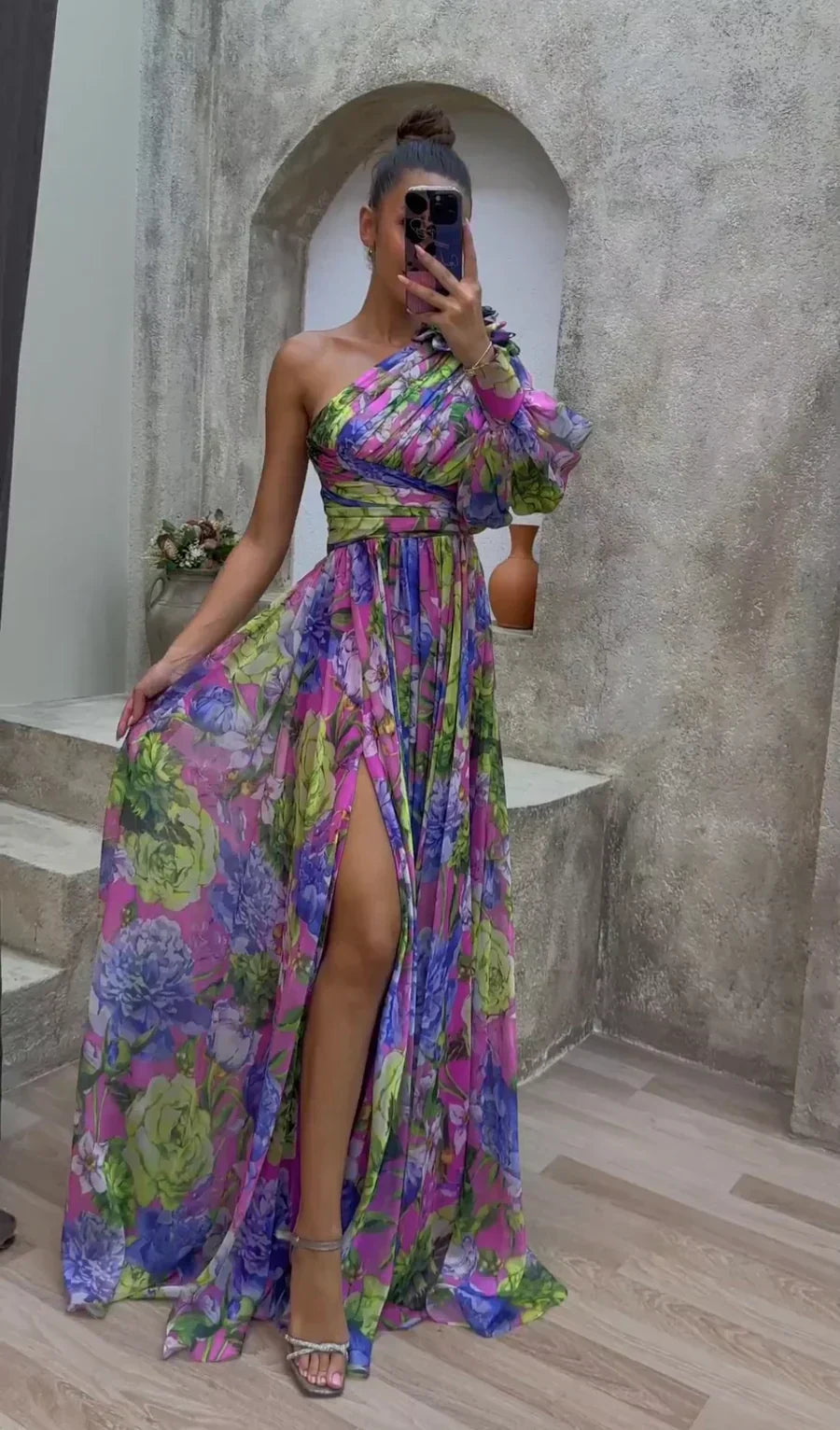 Evelyn™ | Blossom Drama Kleid