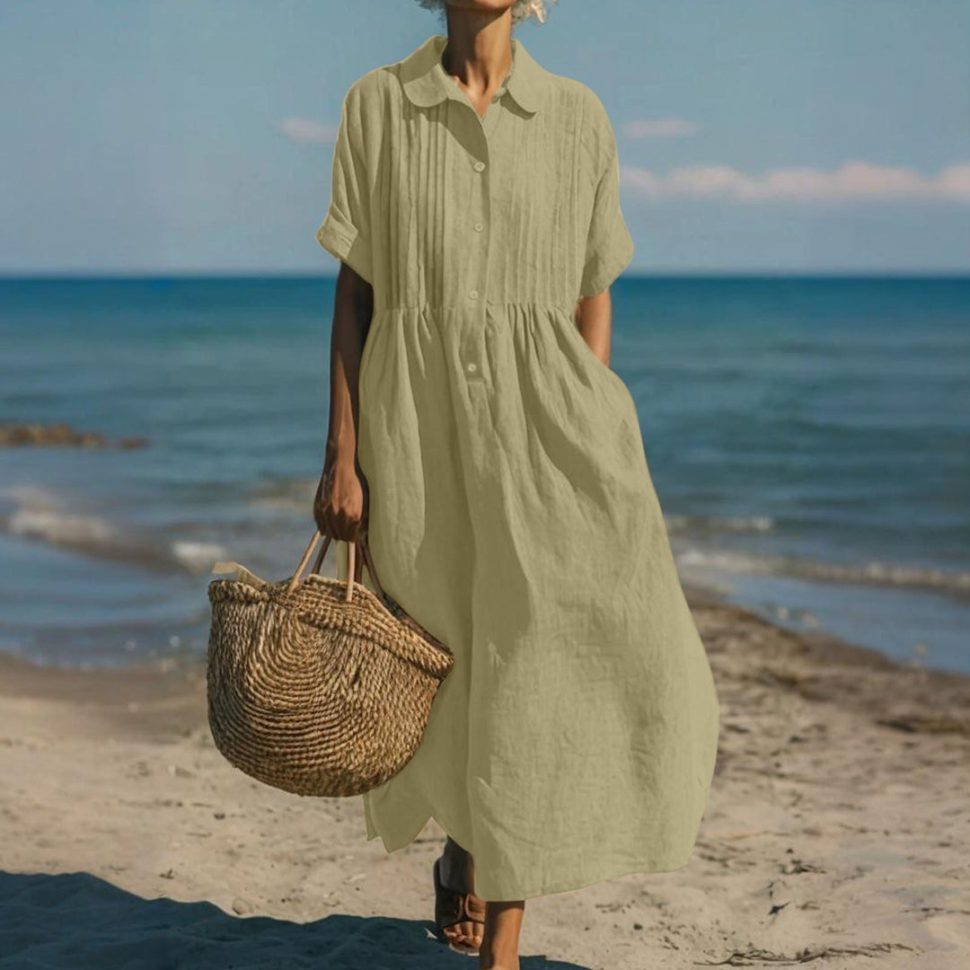 Lina | Elegantes Leinenkleid für Frauen
