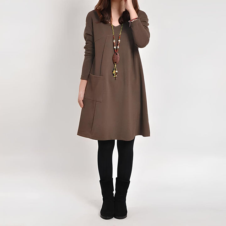 ILONA I KLASSISCHES PULLOVERKLEID