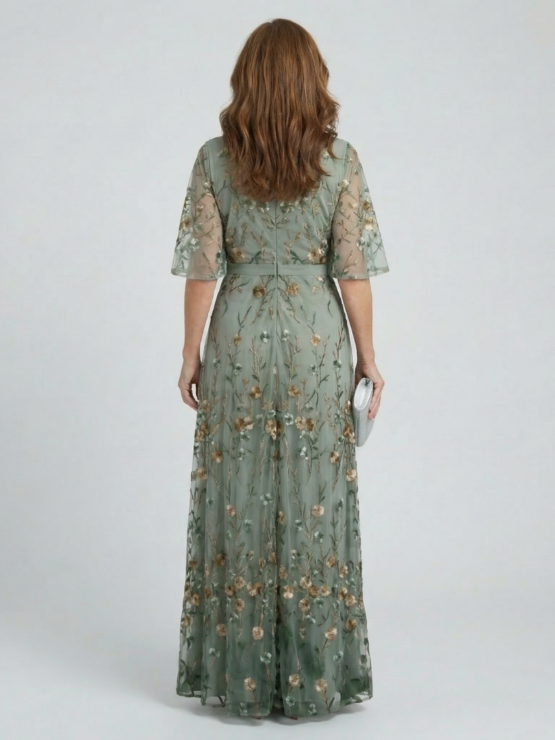 Selora | Halter Bloom Flow Maxikleid