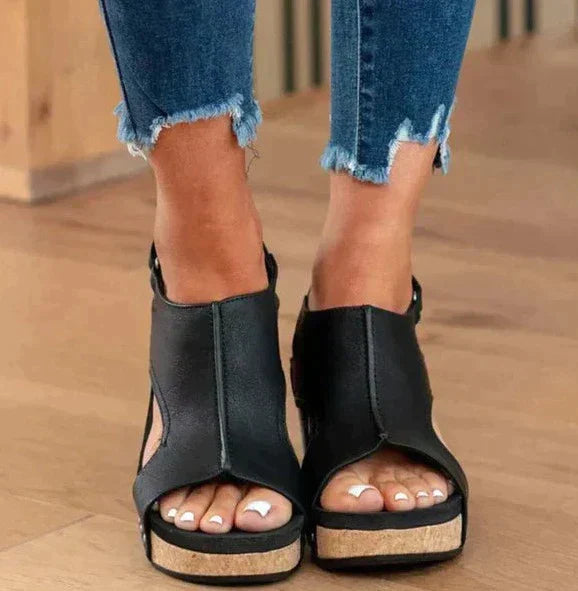 Saar™ | Boho Chic Plateau Sandale