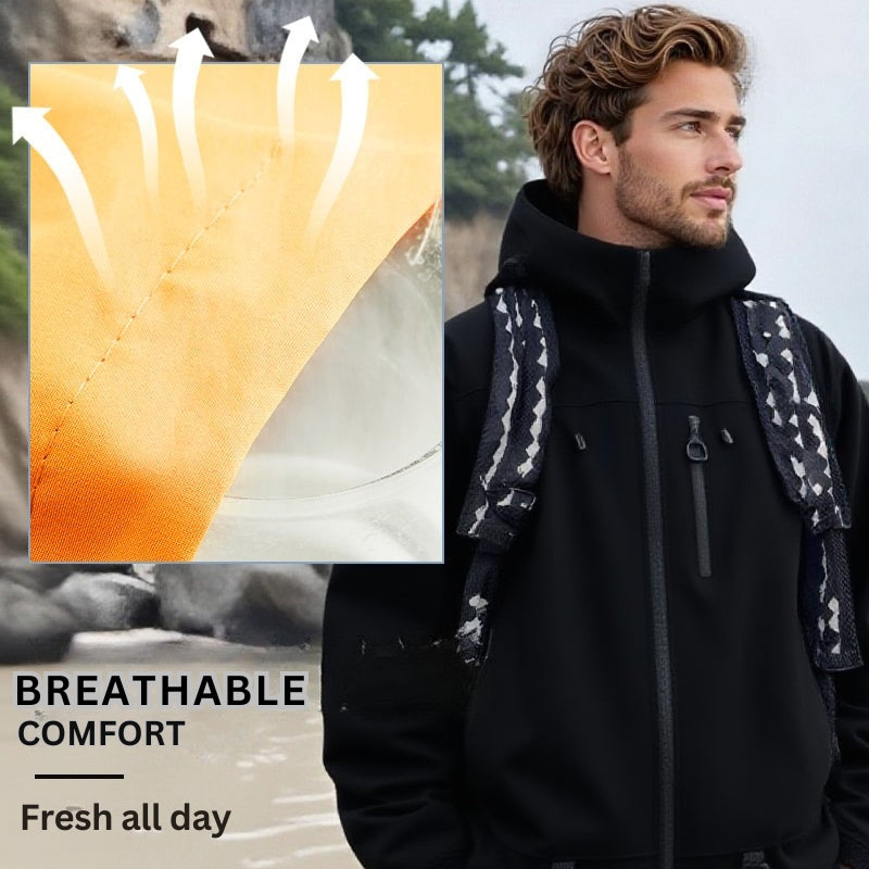 Jacob – Wasserdichte Jacke mit Reissverschluss