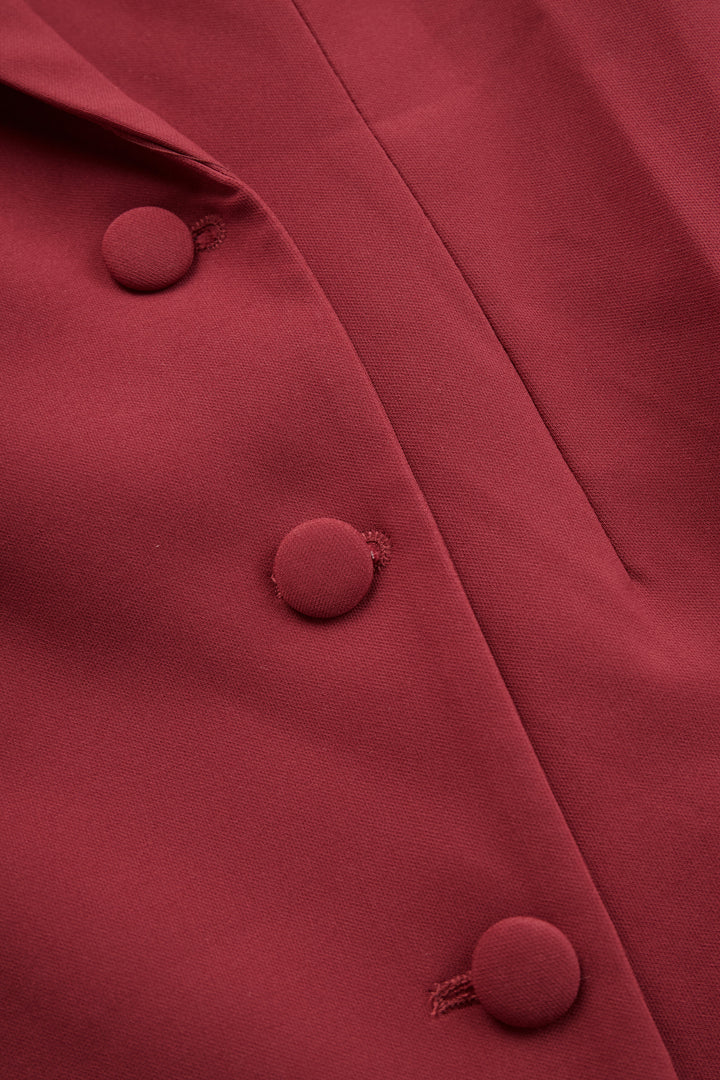 Sasha | Elegantes tailliertes Blazer-Midikleid