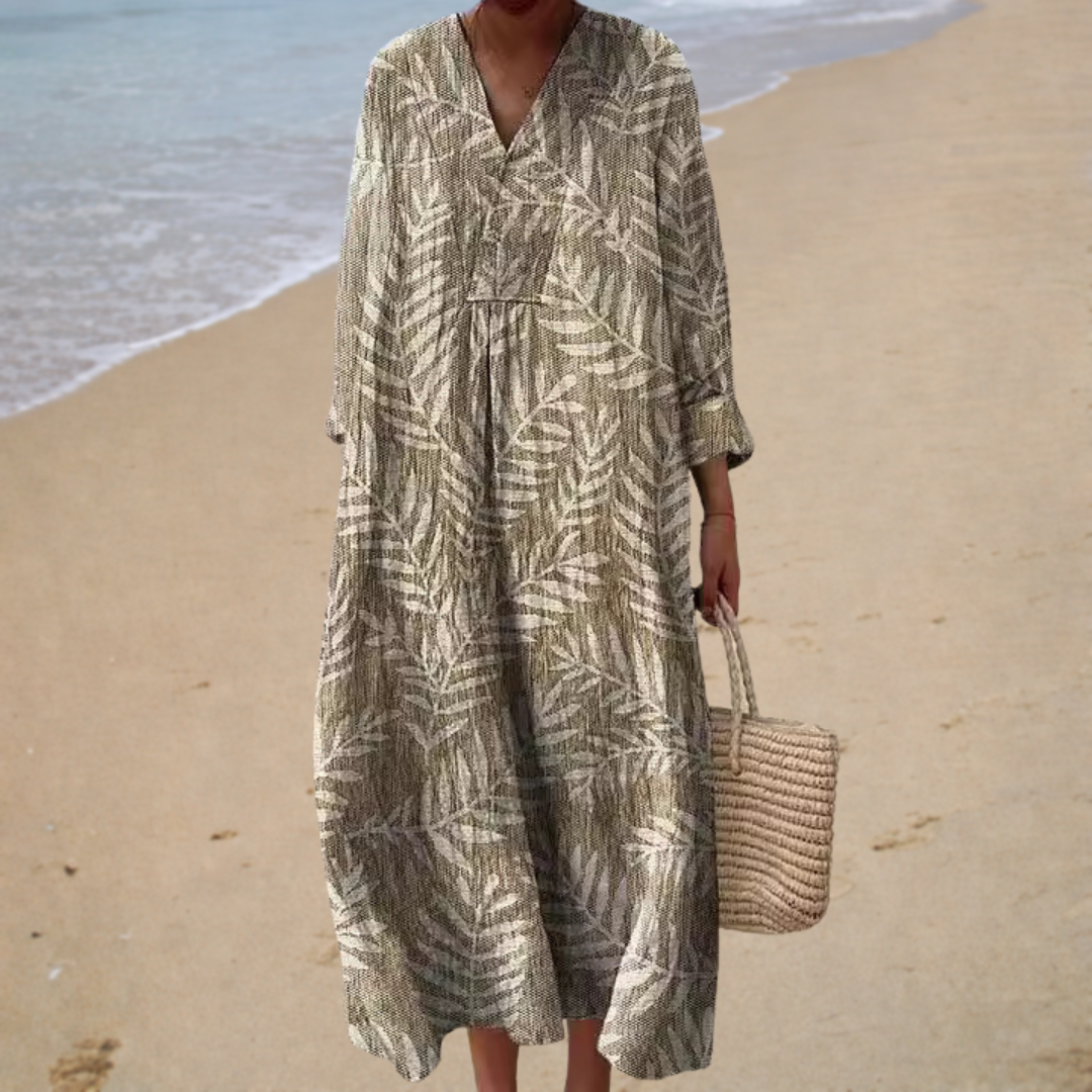 Leonie | Natural Elegant Long Dress