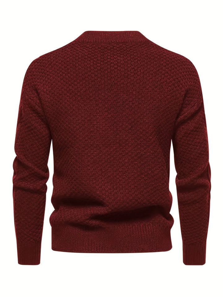 Kalisto – Lässiger Strickpullover mit Langarm