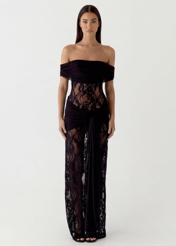 ARIA | Spitzenkleid Maxi