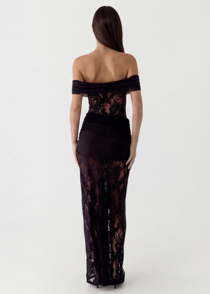 ARIA | Spitzenkleid Maxi