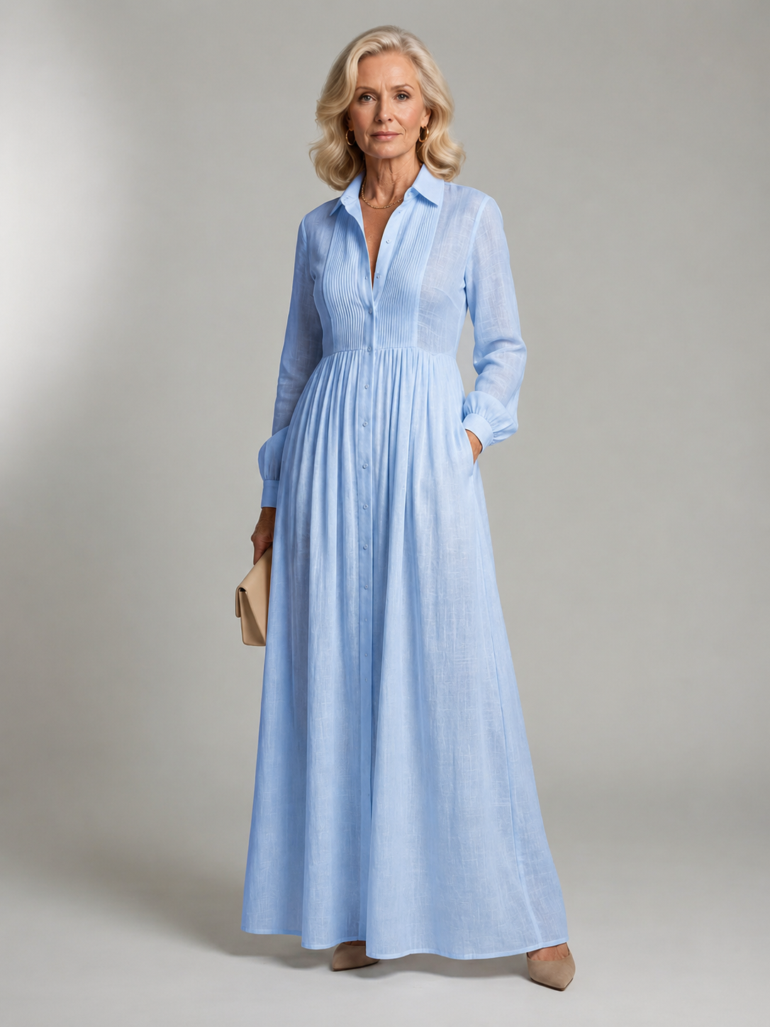 Lioren | Maxikleid „Soft Flow“