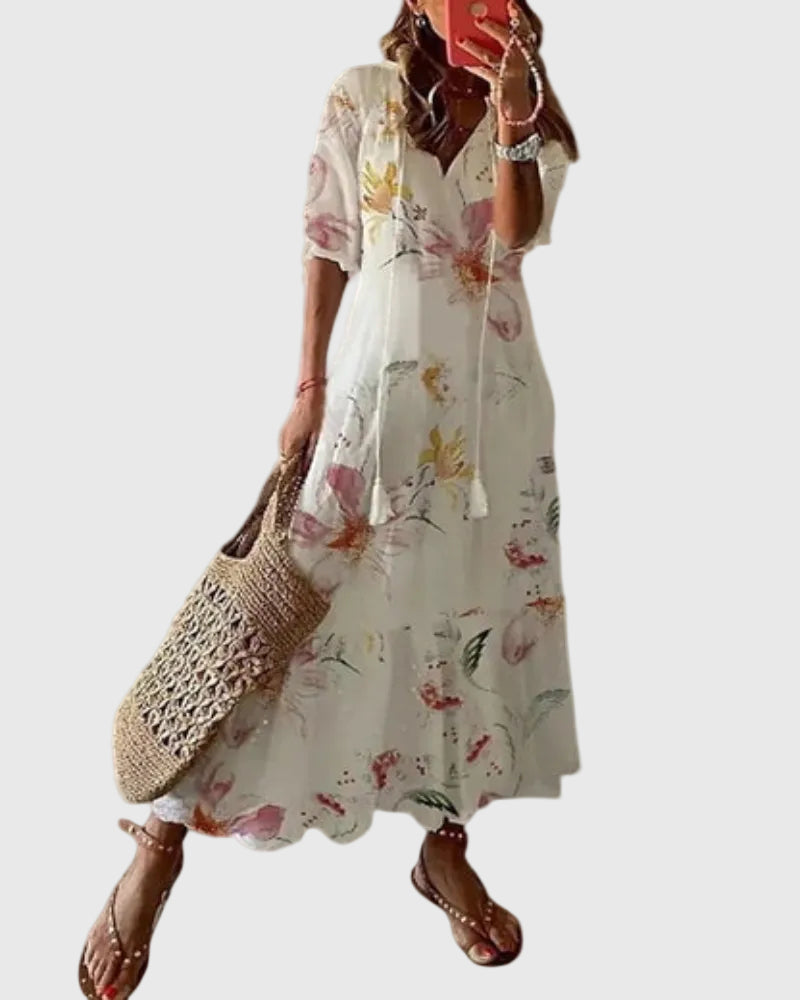 Sofia | Boho-Vintage-Sommer-Maxikleid