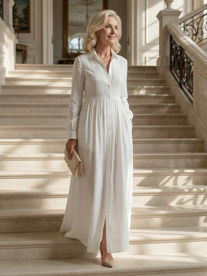 Lioren | Maxikleid „Soft Flow“