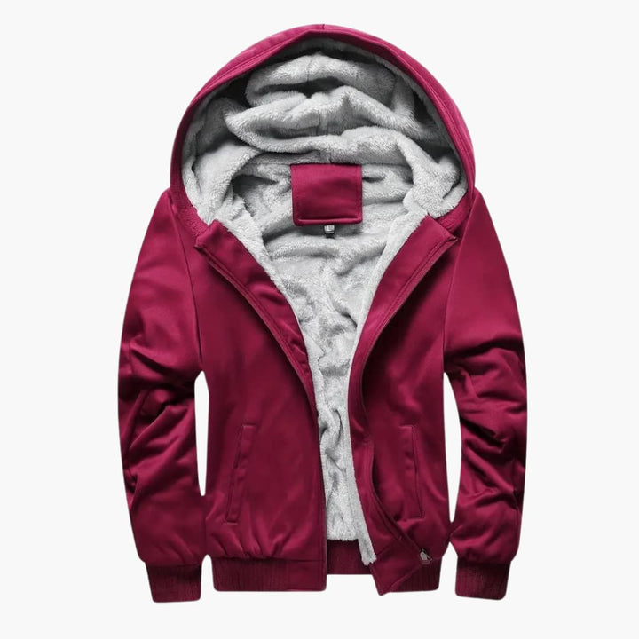 Weber | Herren Fleecejacke mit Kapuze