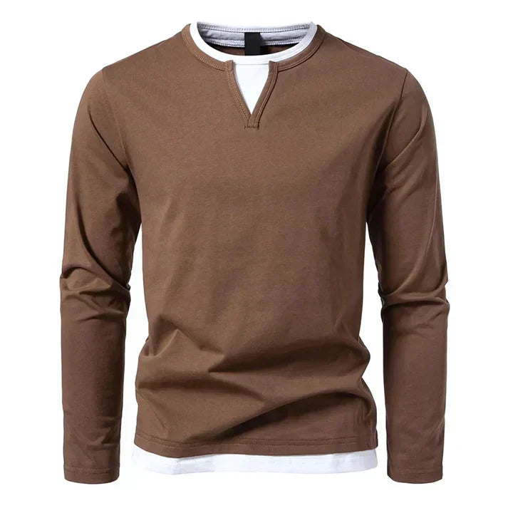 Kramer | Premium Longsleeve aus gekämmter Baumwolle
