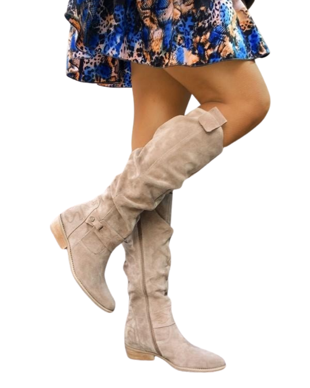 Linda – Bequemi und warmi Wildlederstiefel für Fraue