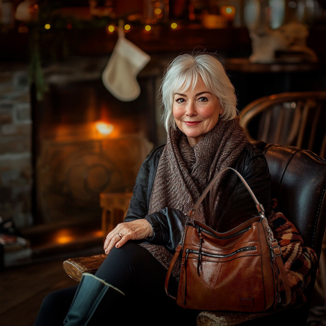 Muriel | Vintage-Charme Schultertasche