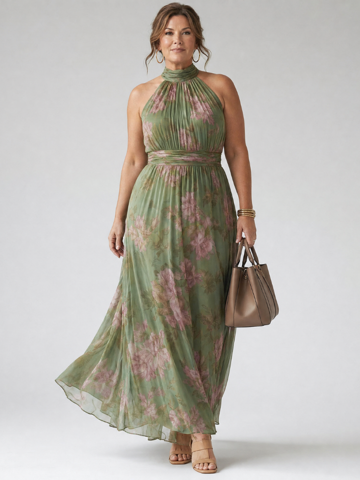 Mirelle | Midikleid mit gerafftem Träger